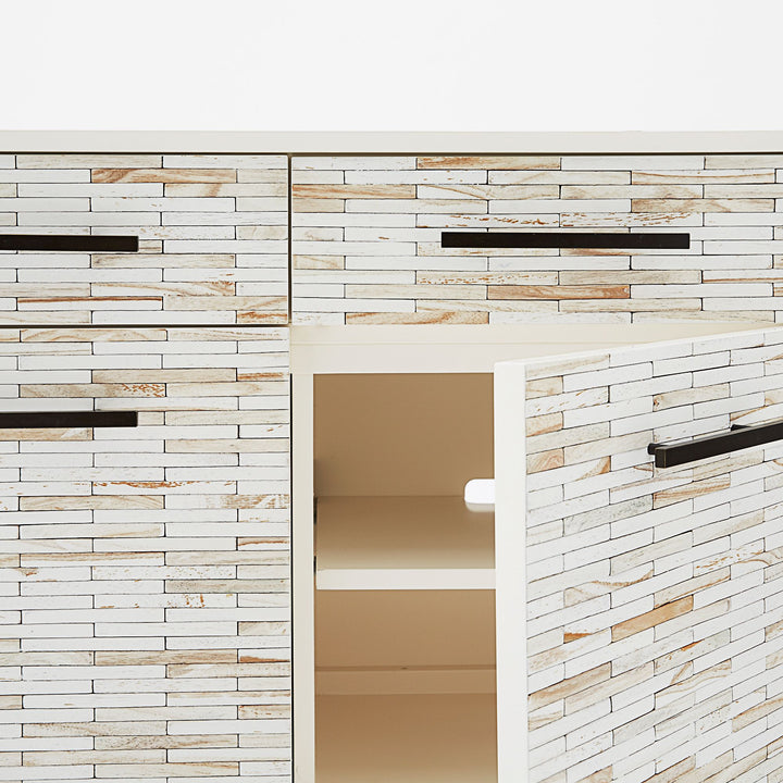 Wood Tiled Buffet