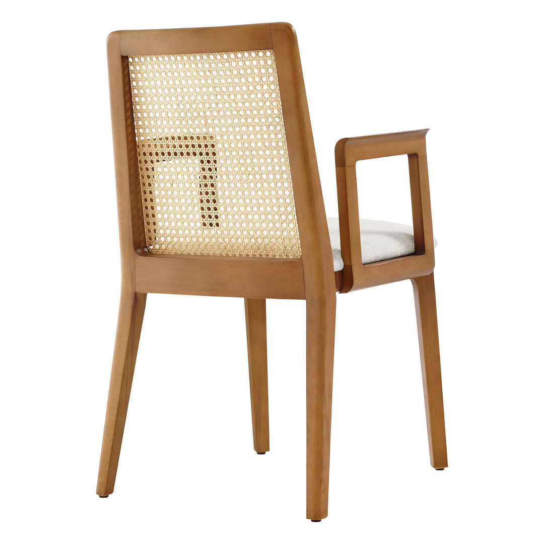 Cana Honey and Ivory Dining Armchair