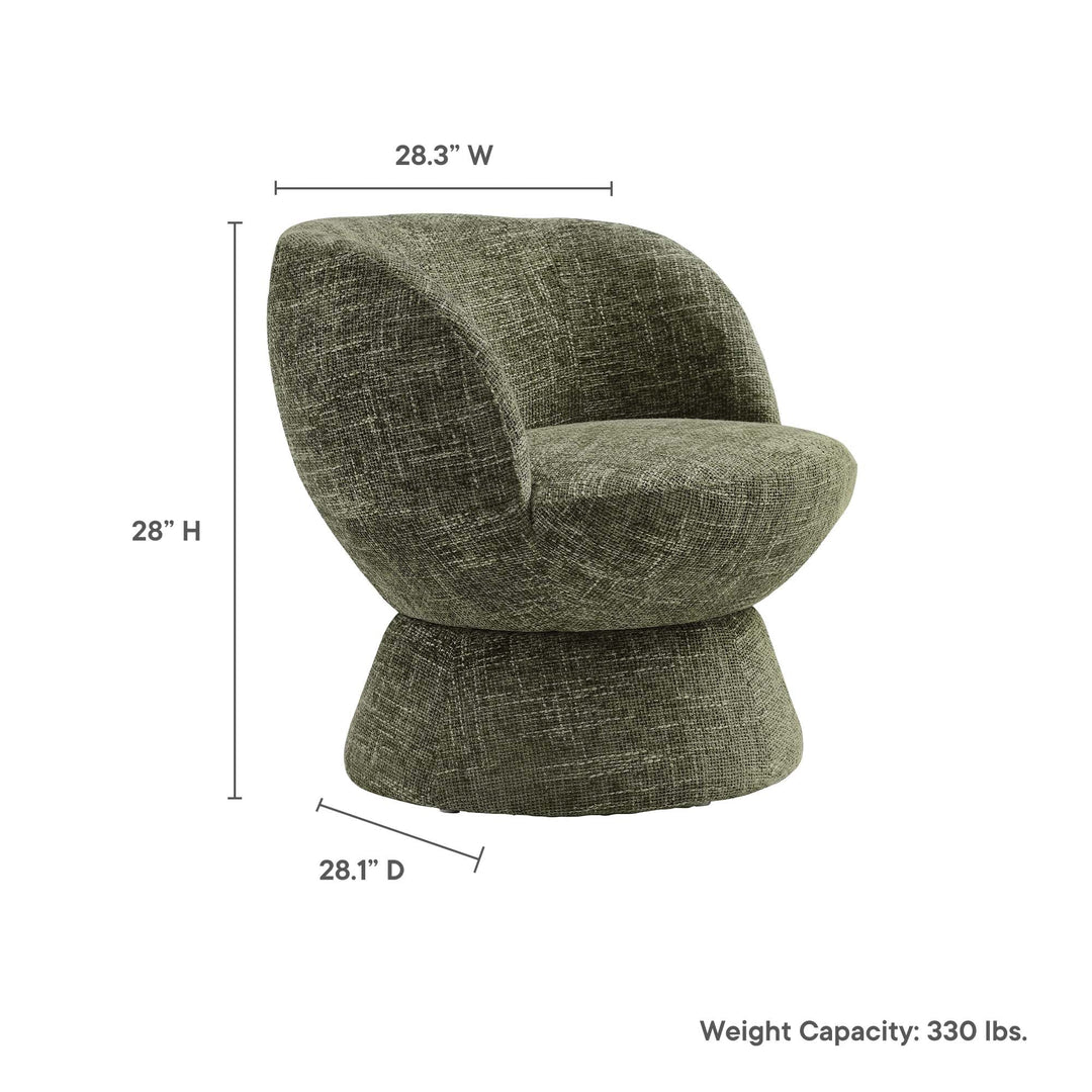 Cena Swivel Chair - Basil