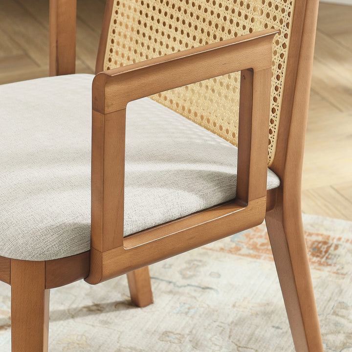 Cana Honey and Ivory Dining Armchair