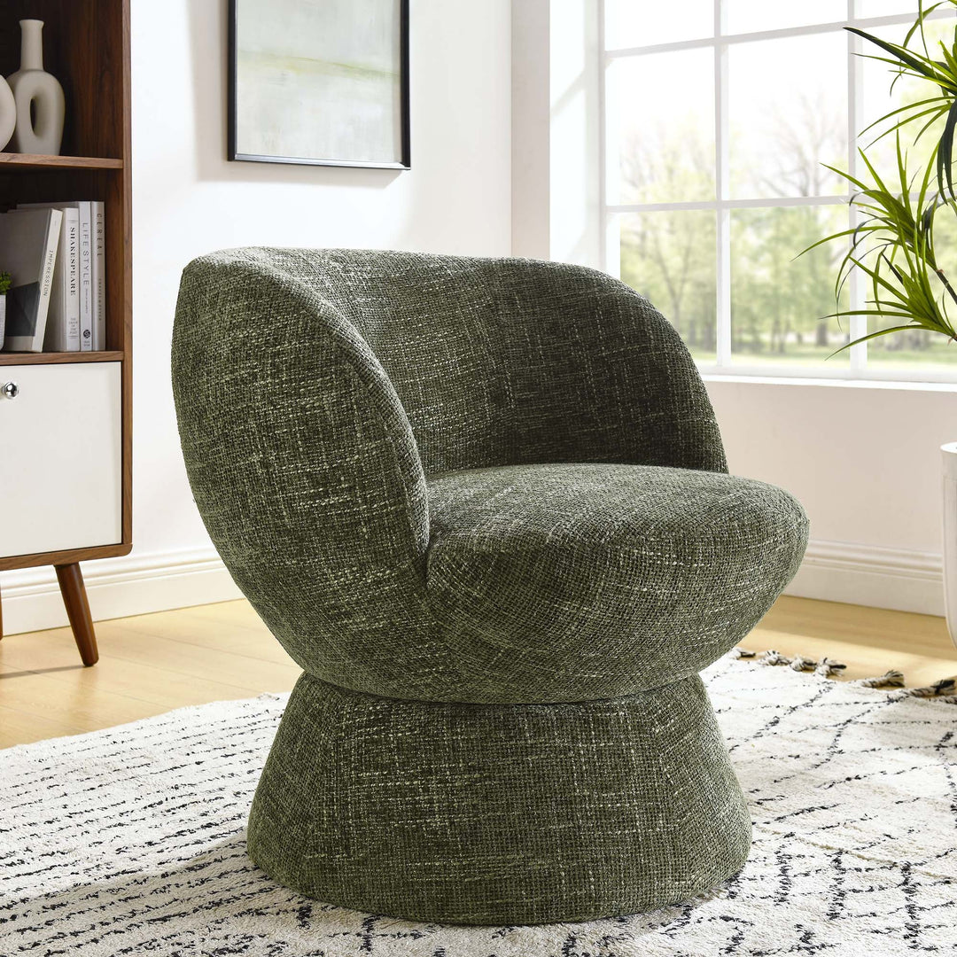 Cena Swivel Chair - Basil