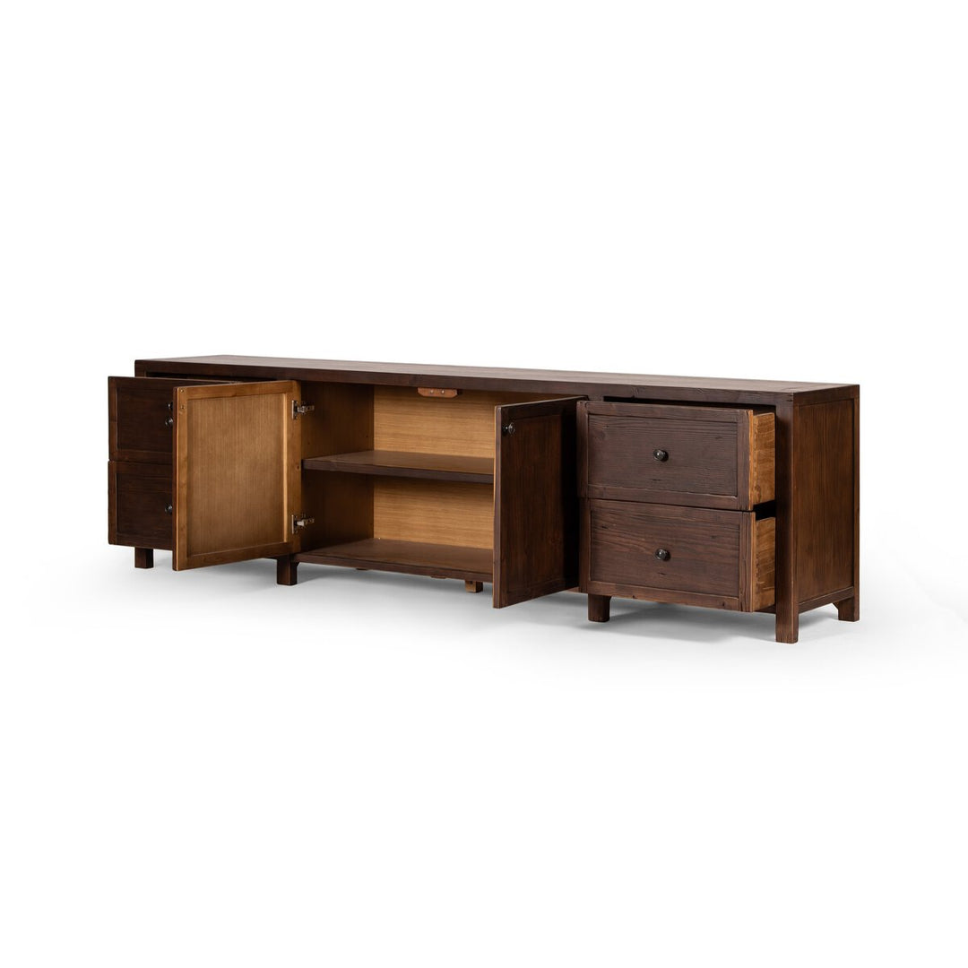 Agnes Dark Wood Media Console