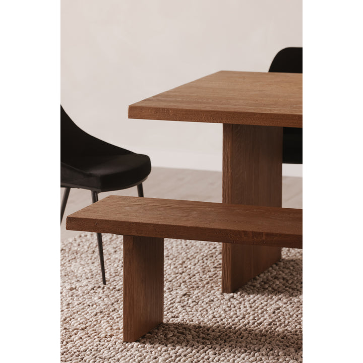 Modern Minimalist Solid Oak Dining Bench