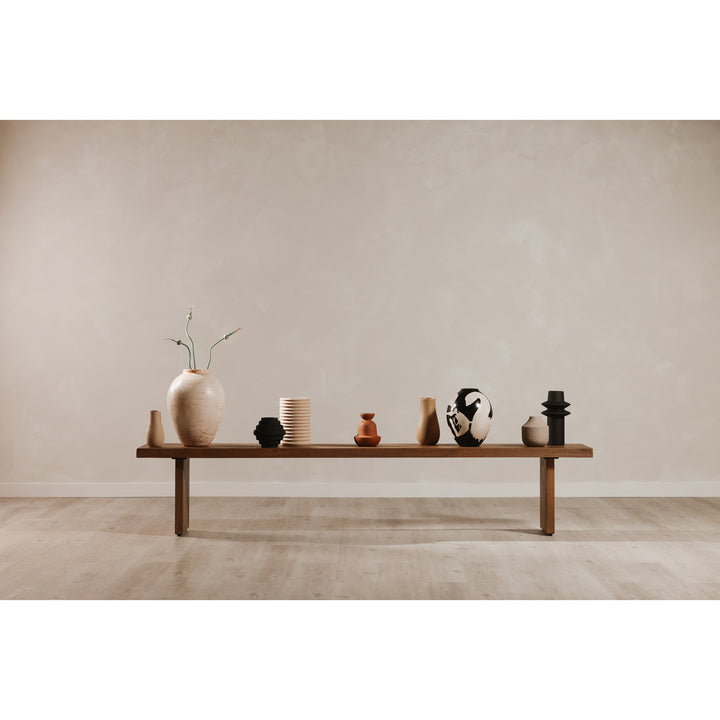 Modern Minimalist Solid Oak Dining Bench