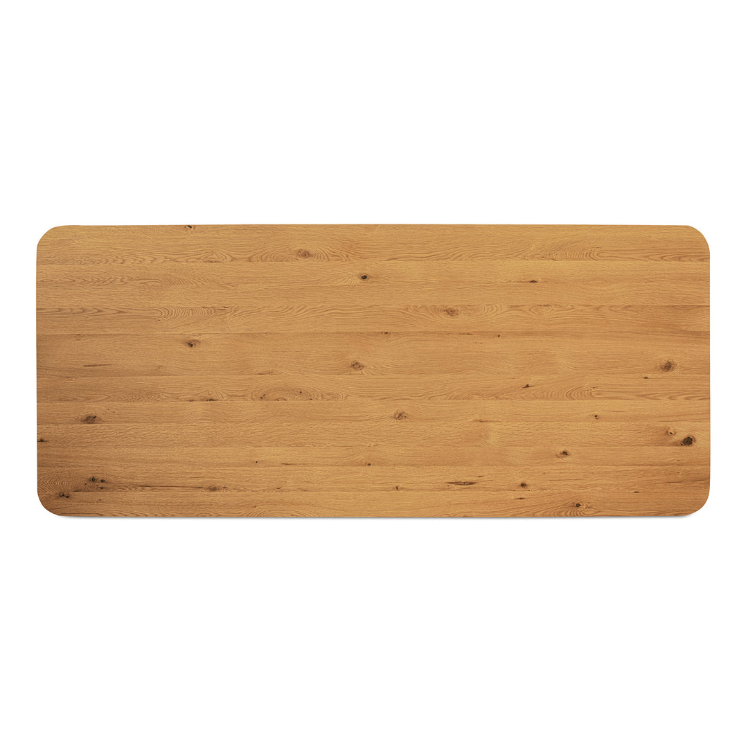 Vintner's Gather Round Table - Rustic Oak