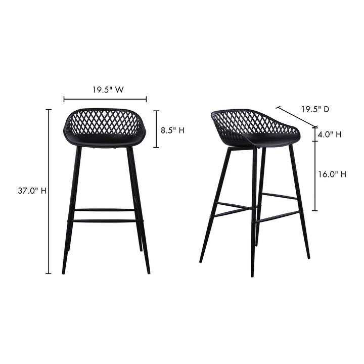 Plaza Outdoor Barstool - Set of Two