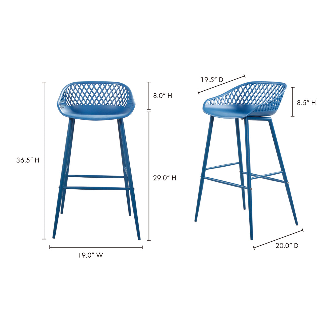 Plaza Outdoor Barstool - Set of Two