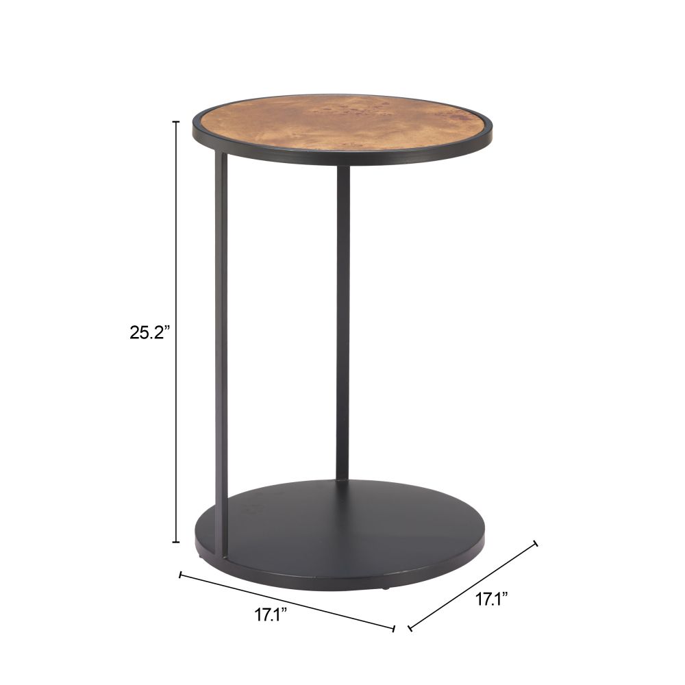 Nox Brownstone Side Table