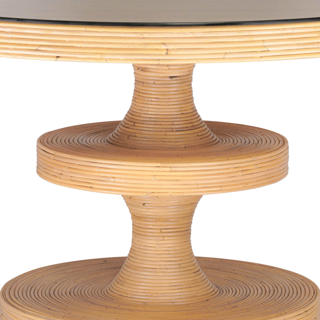 Nia Natural Rattan Round Dining Table