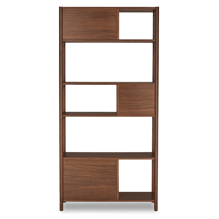Mysen 34" Bookcase, Tall - Walnut