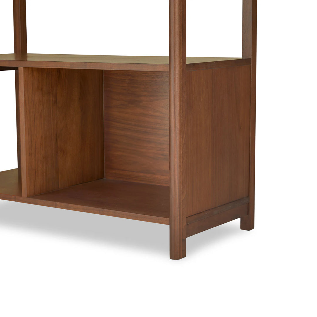 Mysen 34" Bookcase, Tall - Walnut