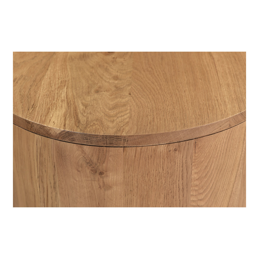 Modern Oak Curve Shelf Bench