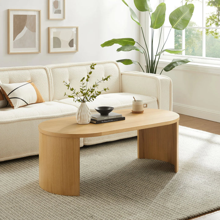 Anta Oak Oval Coffee Table