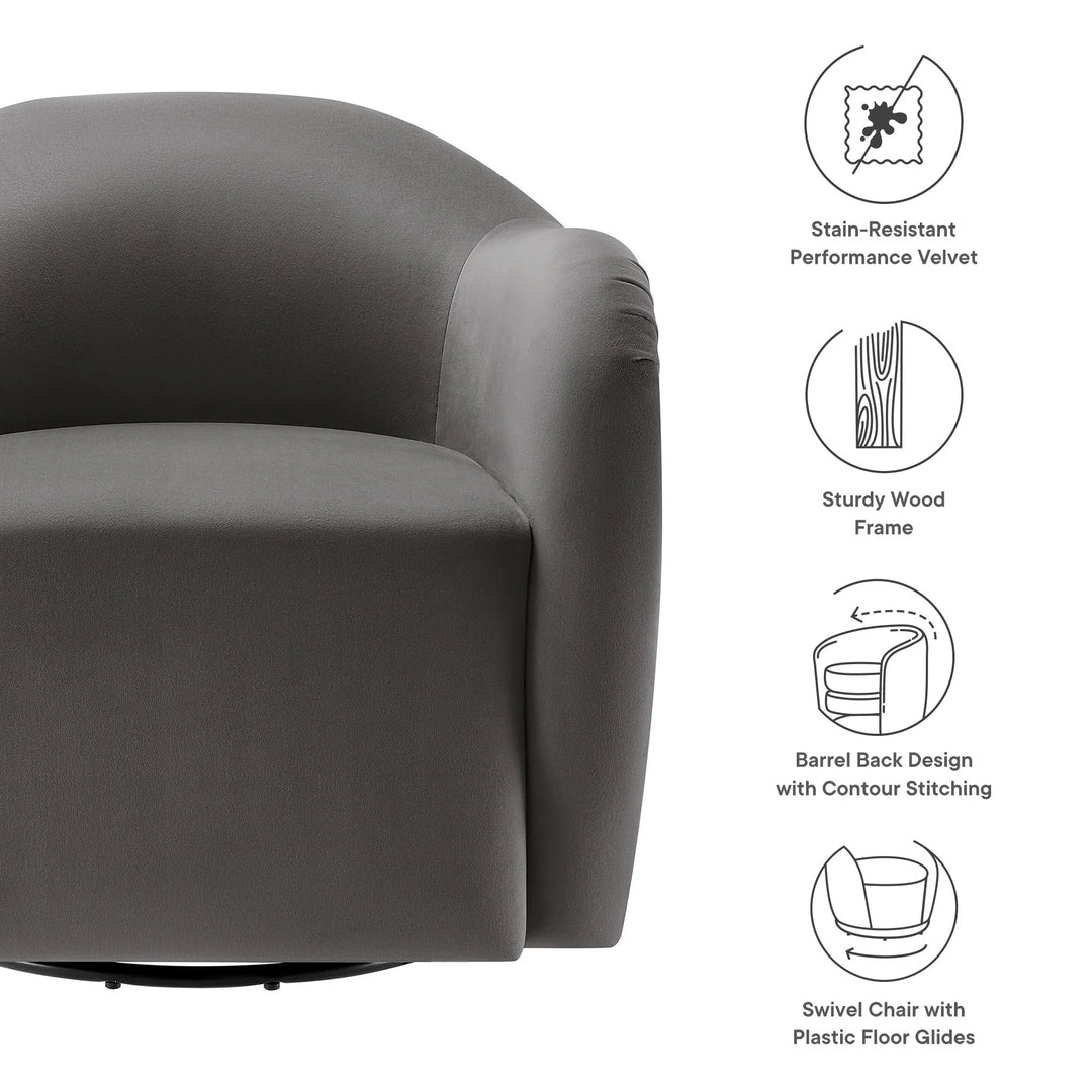 Kea Storm Swivel Armchair