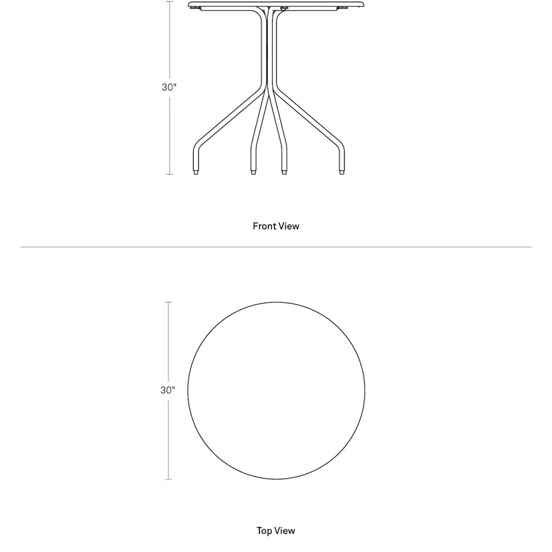 Hot Mesh Round Metal Outdoor Coffee Table
