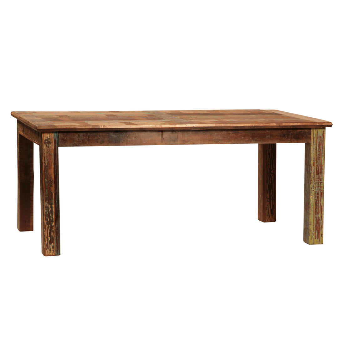Harbor-Oak Premium Solid Wood Extension Dining Table
