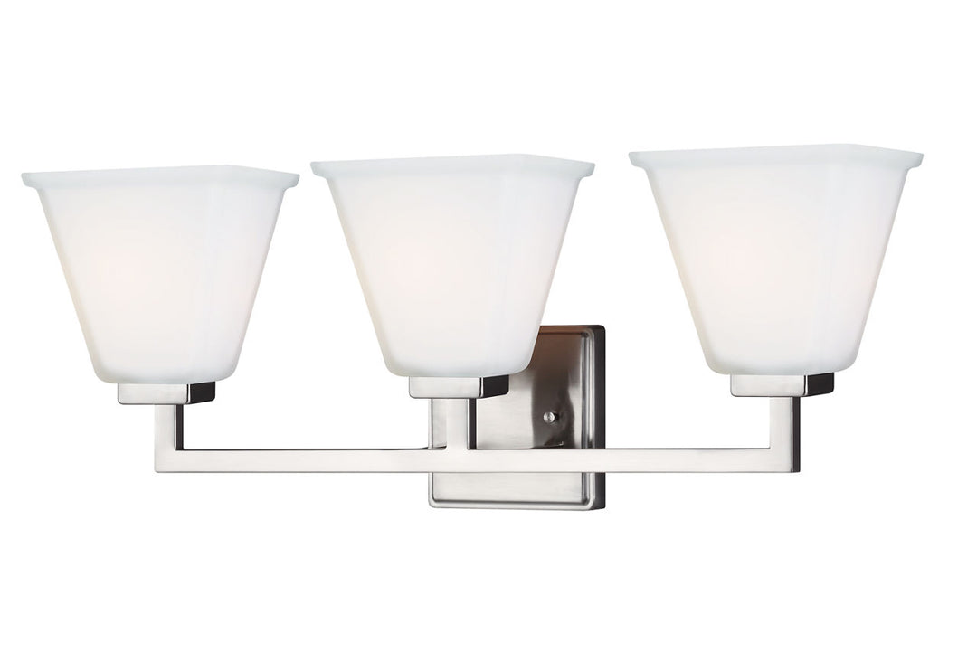 Ellis Harper Three Light Bath Brushed Nickel