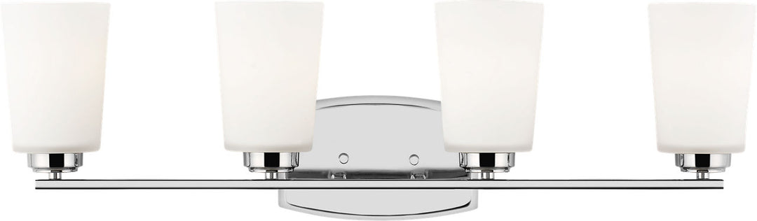 Franport Four Light Wall / Bath Sconce in Chrome