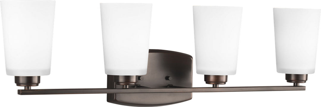 Franport Four Light Wall / Bath Sconce in Bronze