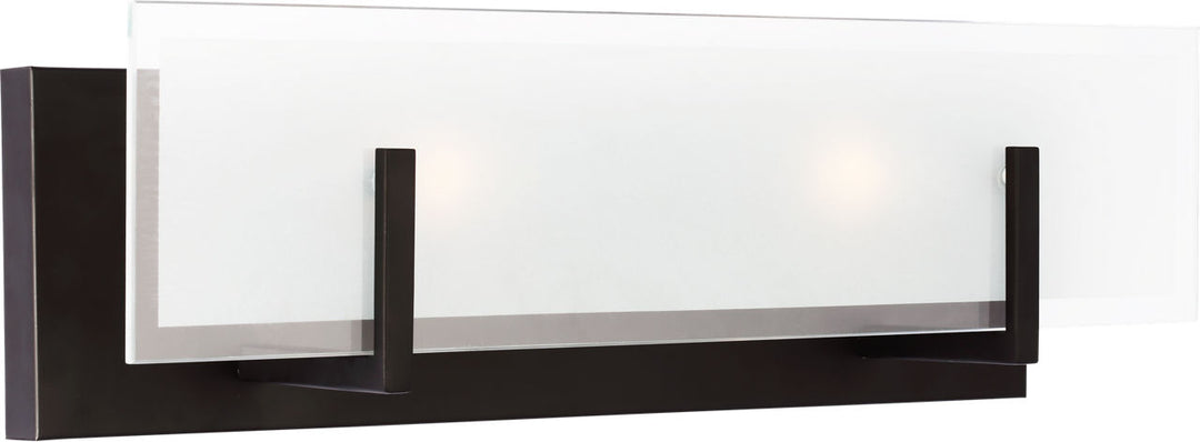 Syll Two Light Wall / Bath Sconce in Midnight Black Bulbs IIncluded