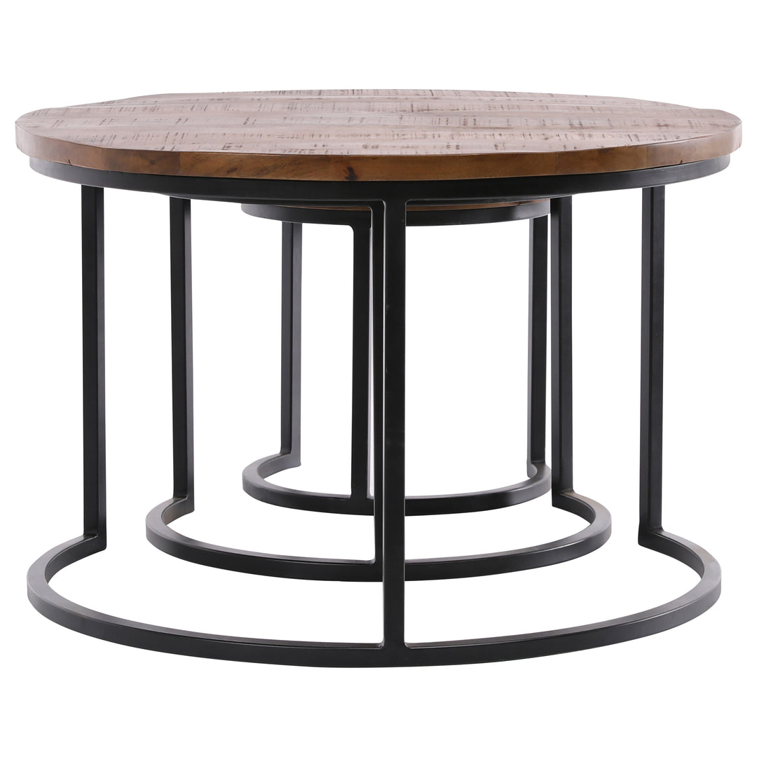 Cozy Chateau Trio: Stunning Space-Saving Coffee Tables