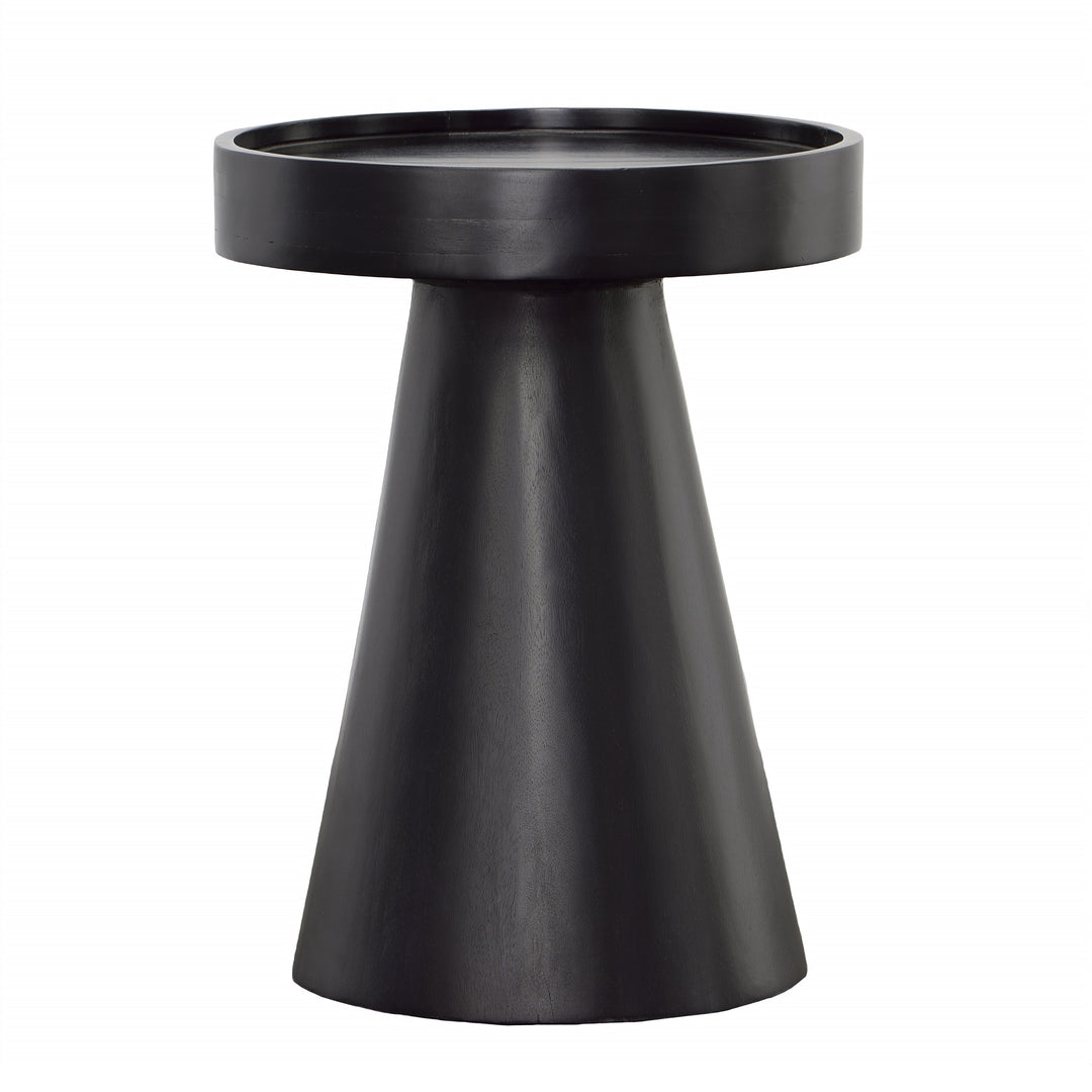 Streamlined Contemporary Black Side Table