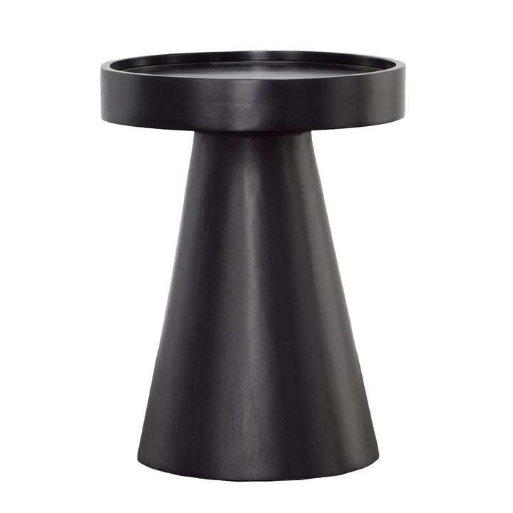 Streamlined Contemporary Black Side Table