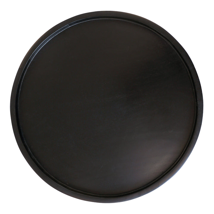 Streamlined Contemporary Black Side Table