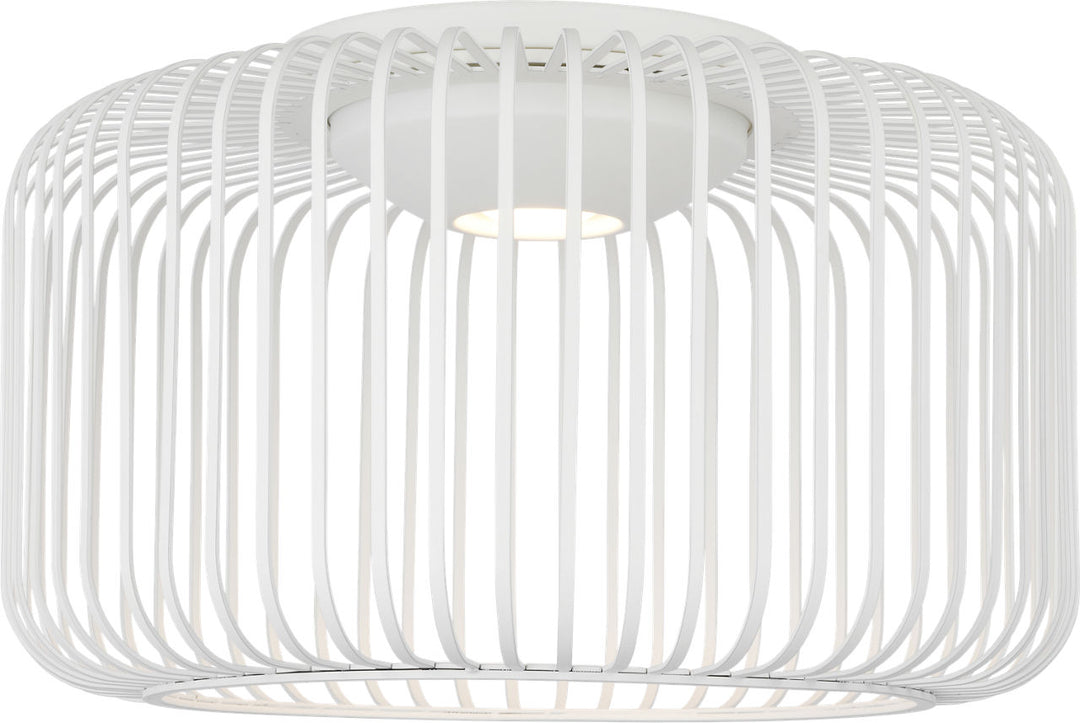 Kai 15 Flush Mount Matte White LED 90 CRI 3000K 120V