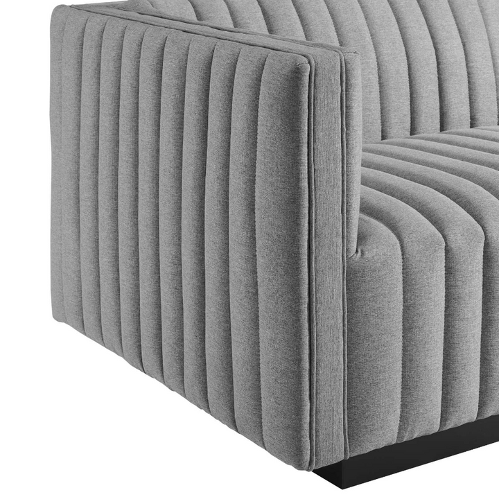 Collin Channel Tufted 4 Piece Sectional