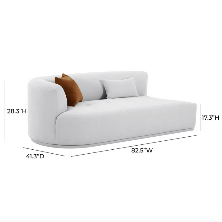 Clif LAF Loveseat - Gray