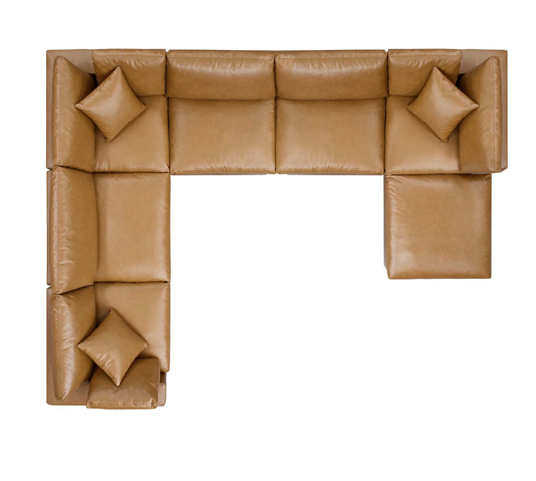 Conta Vegan Leather Sectional