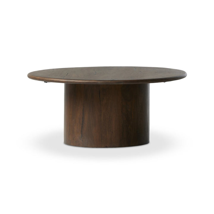 Stuart Wood Coffee Table-Large-Aged Belgium Bleach