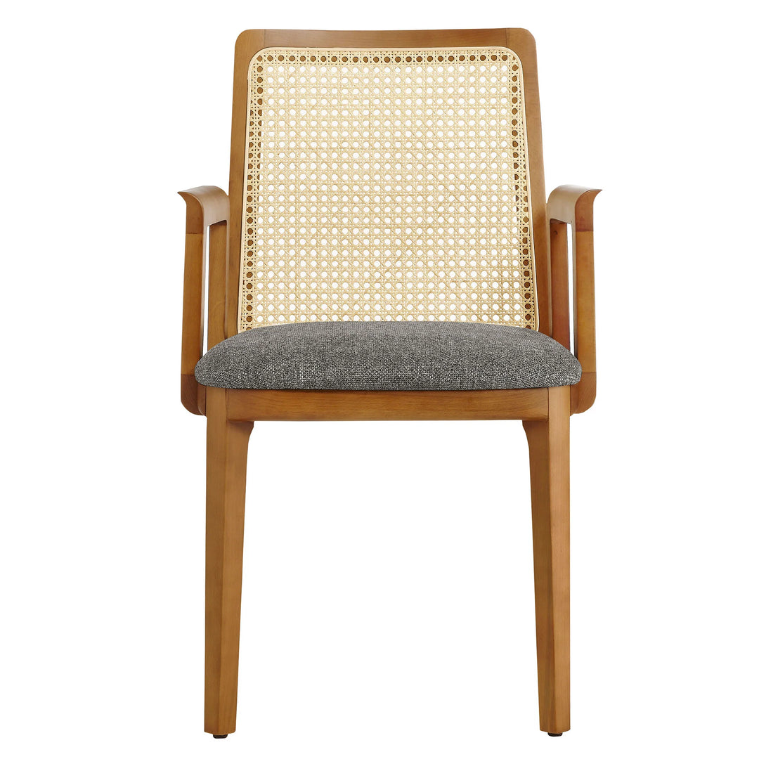 Cana Honey and Gray Dining Armchair