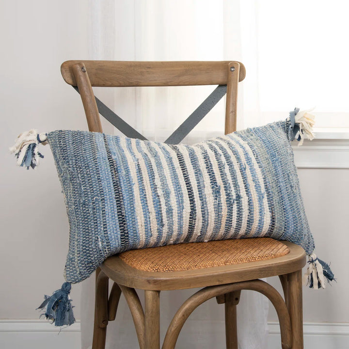 Tassels Reversible Pillow Insert
