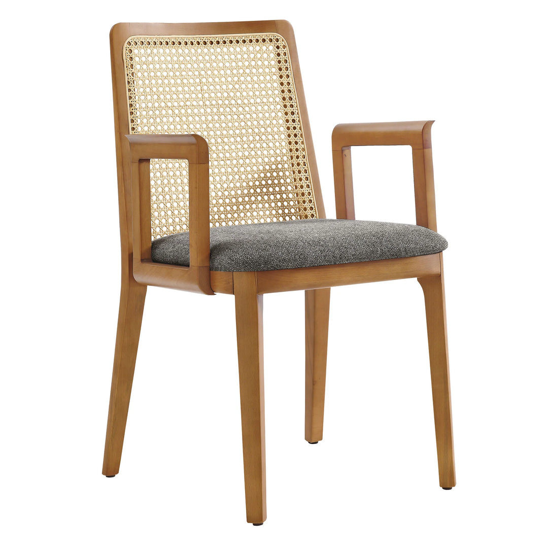 Cana Honey and Gray Dining Armchair