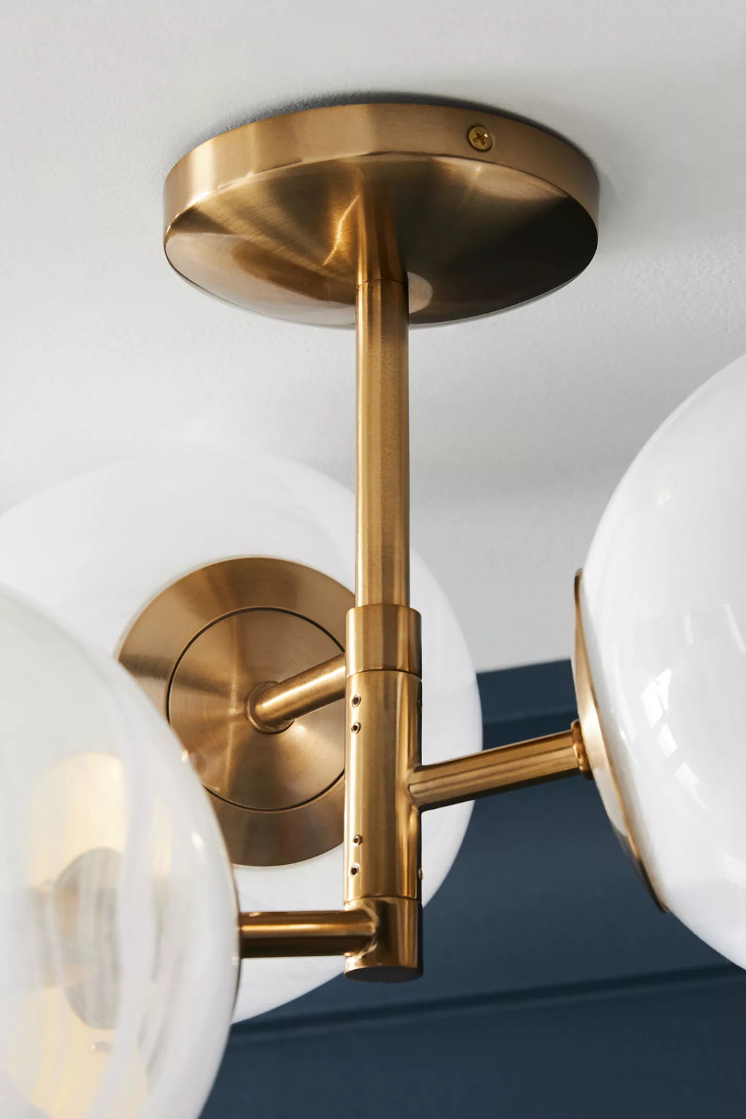 Cloud Organic Glass Flush Mount