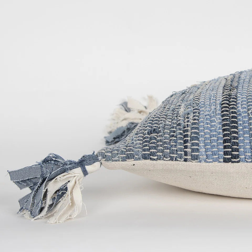 Tassels Reversible Pillow Insert