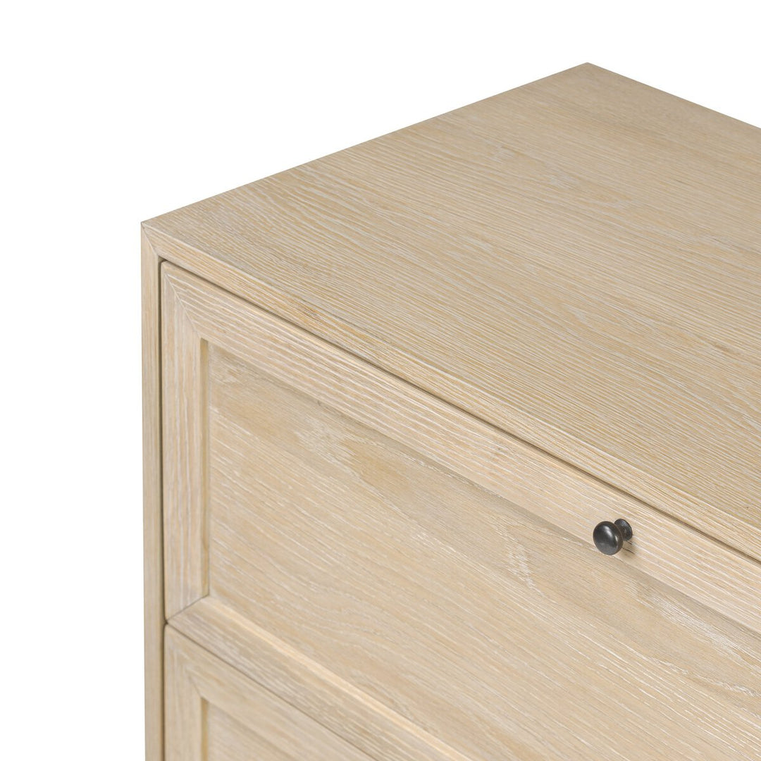 Chic Oak Nightstand