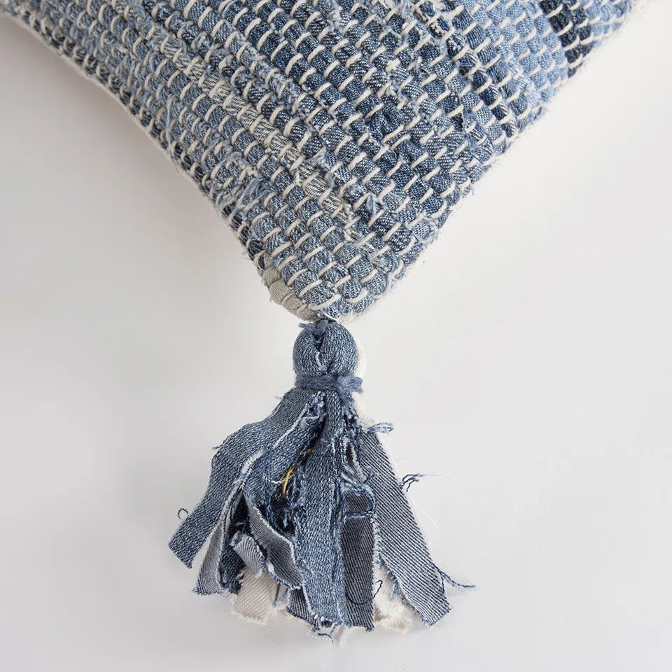 Tassels Reversible Pillow Insert