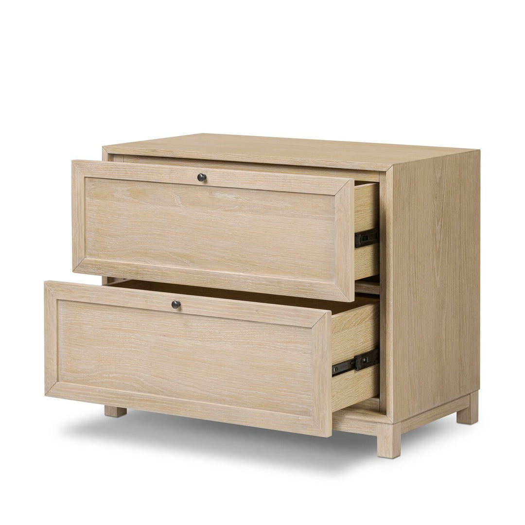 Chic Oak Nightstand