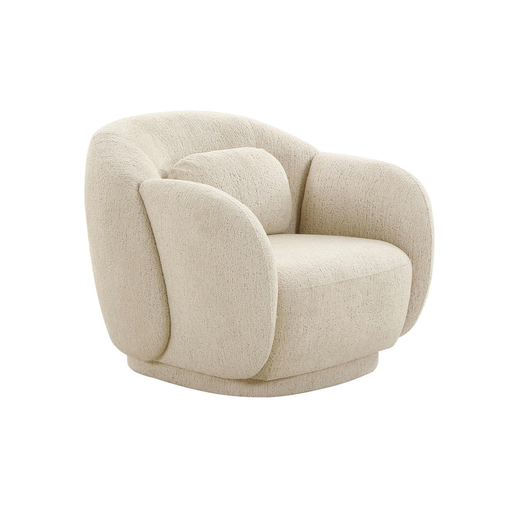 Monroe Cream Bouclé Accent Chair