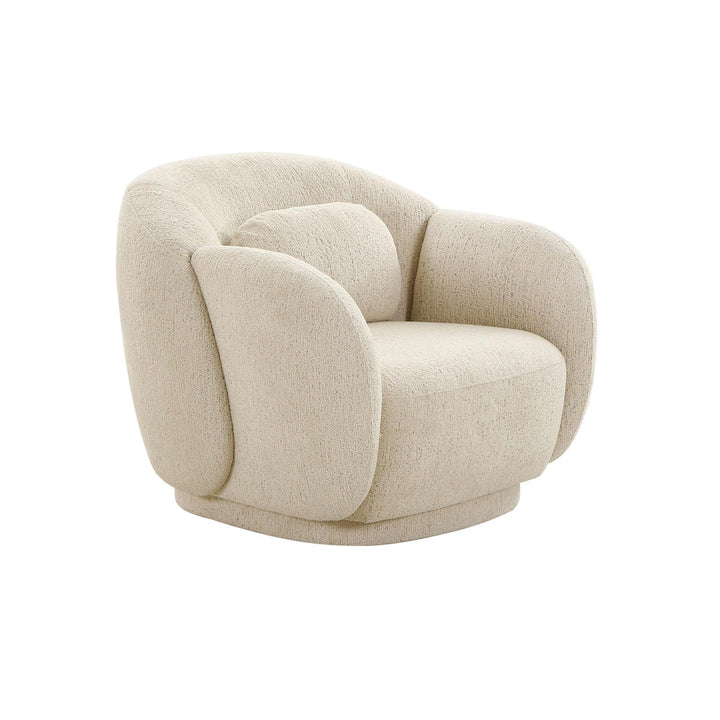 Monroe Cream Bouclé Accent Chair