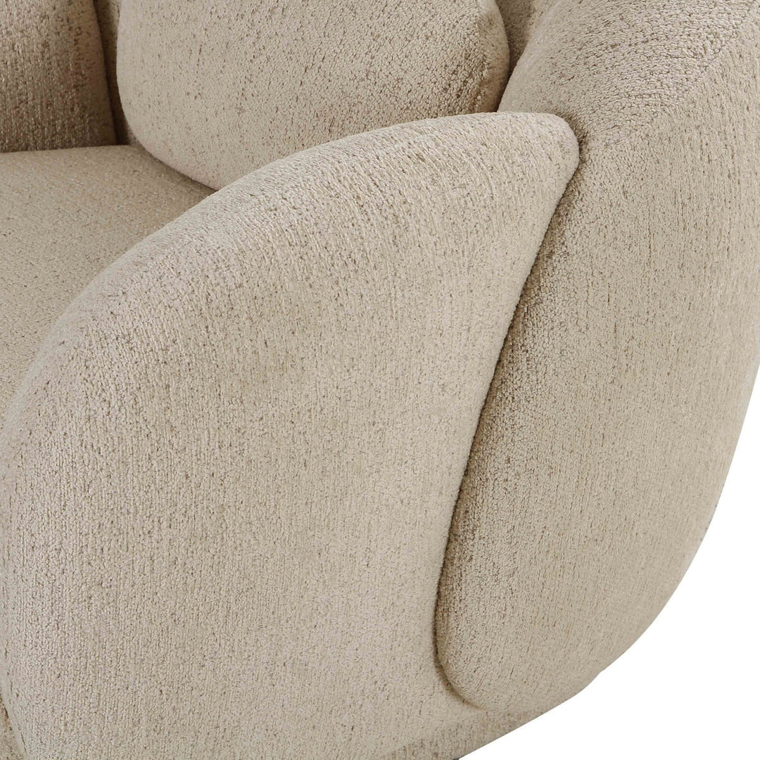 Monroe Cream Bouclé Accent Chair