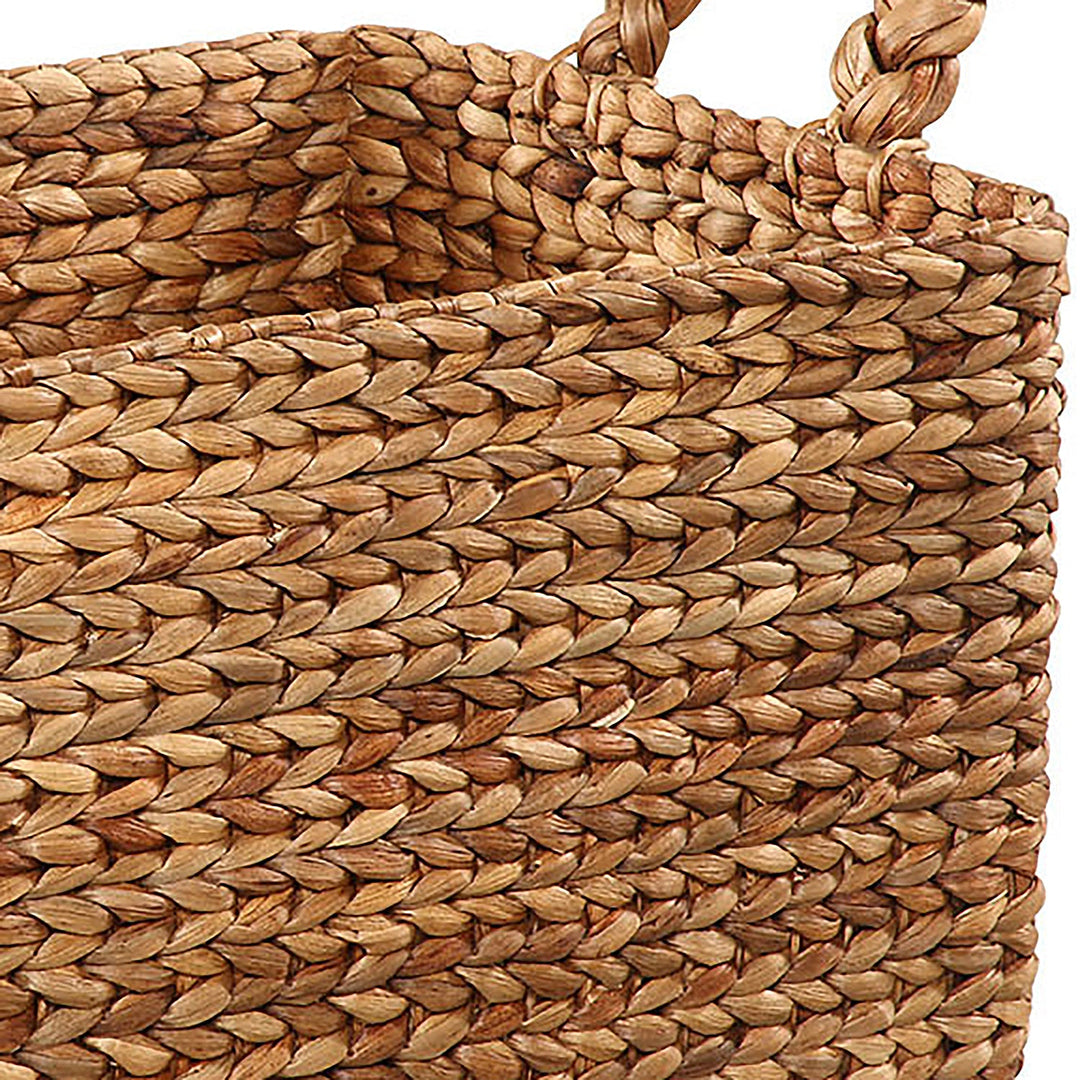 Vibrant Nest Duo: Artful Woven Baskets