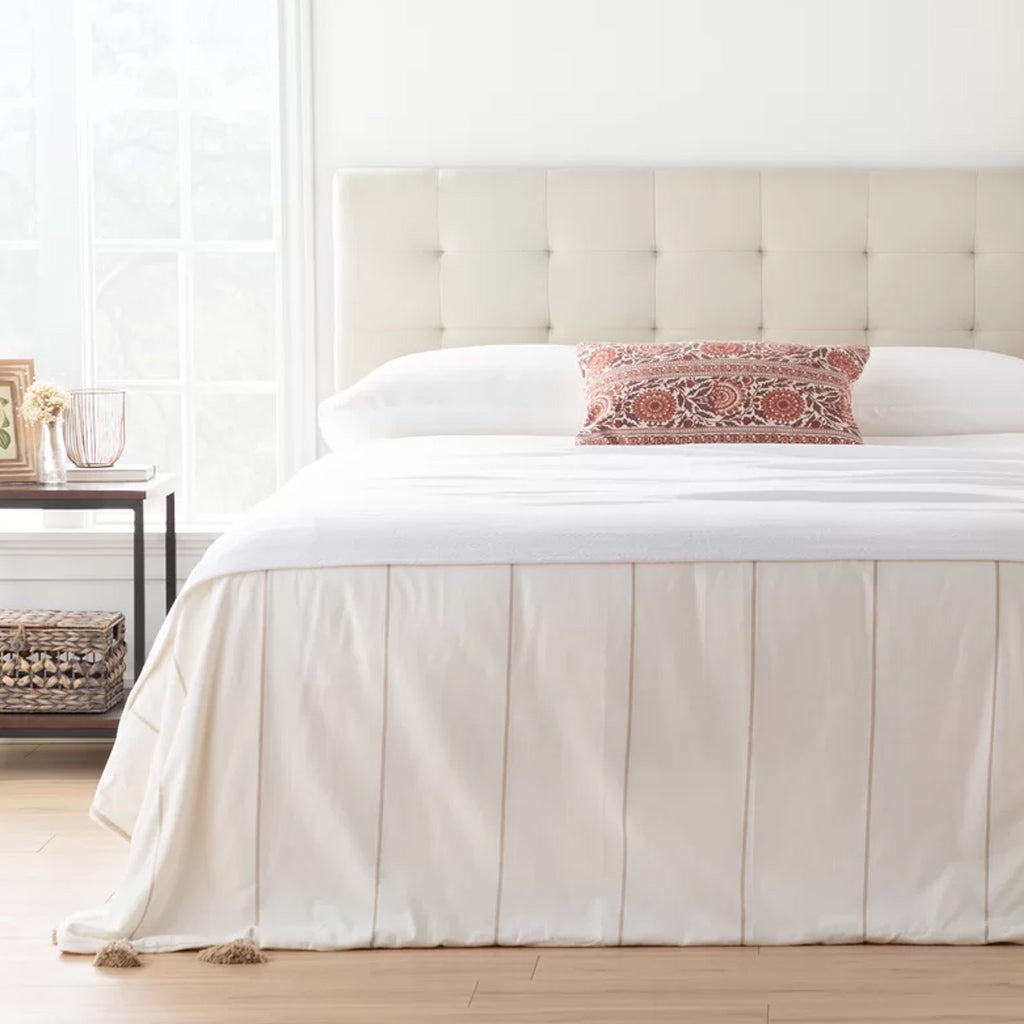 Cy Square Upholstered Panel Headboard-Full