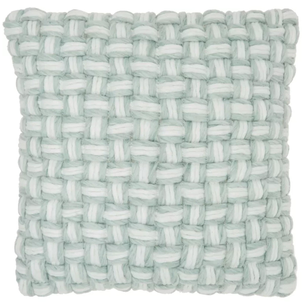 Breuer Basketweave Throw Pillow With Insert-20"x20"
