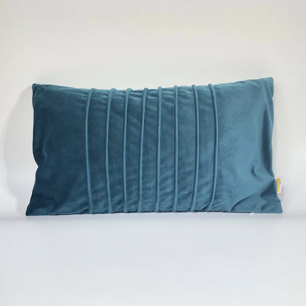Plush Accent Velvet Lumbar Pillow Cover No Insert-20"x12"
