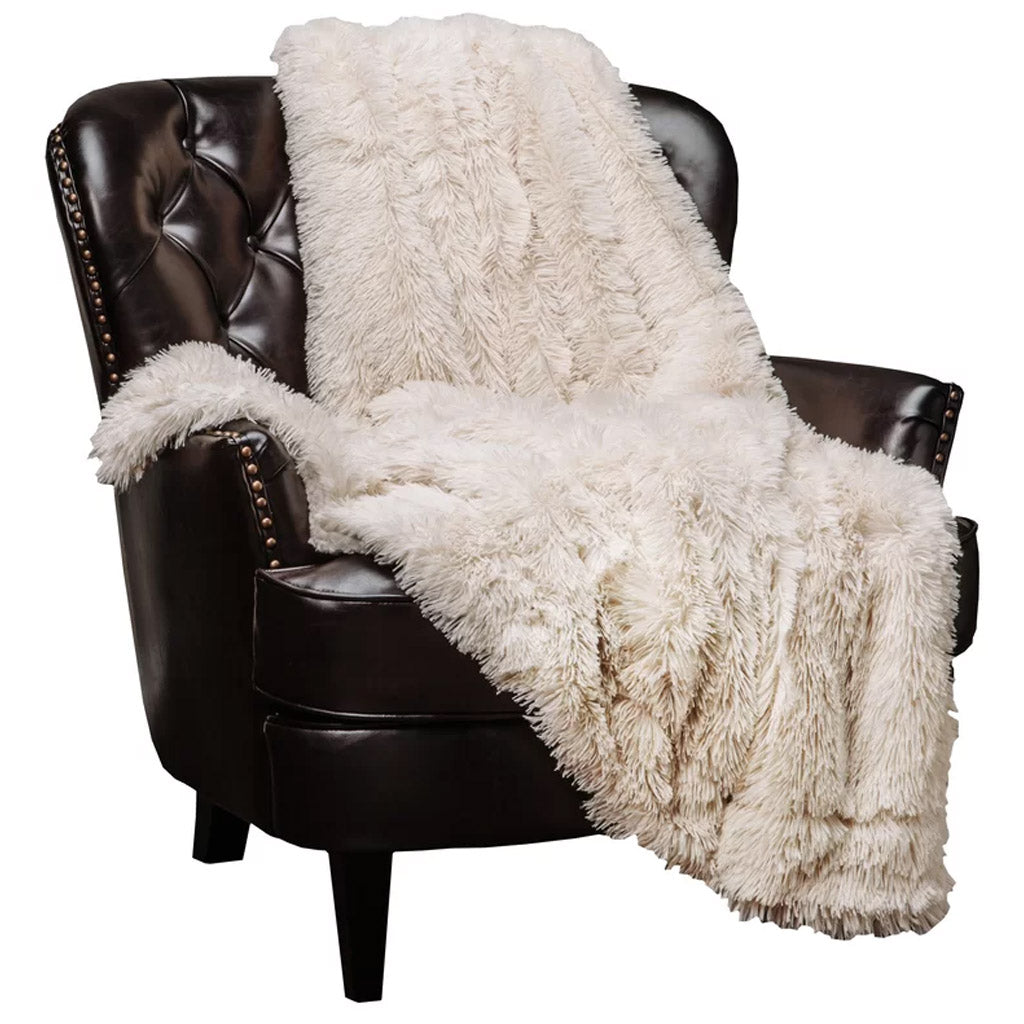 Dedrick Shaggy Super Elegent Sherpa Long Fur Throw