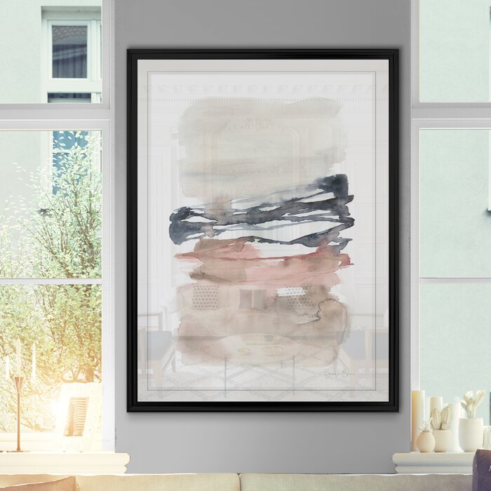 'Tiered Horizon Line I' Print on Canvas